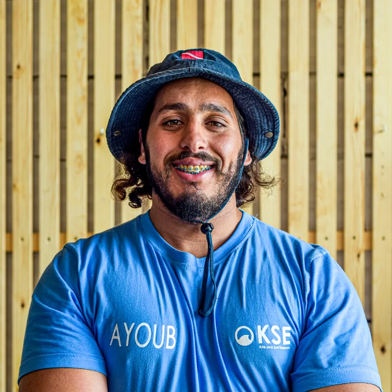 Ayoub moniteur kitesurf KSE à Essaouira